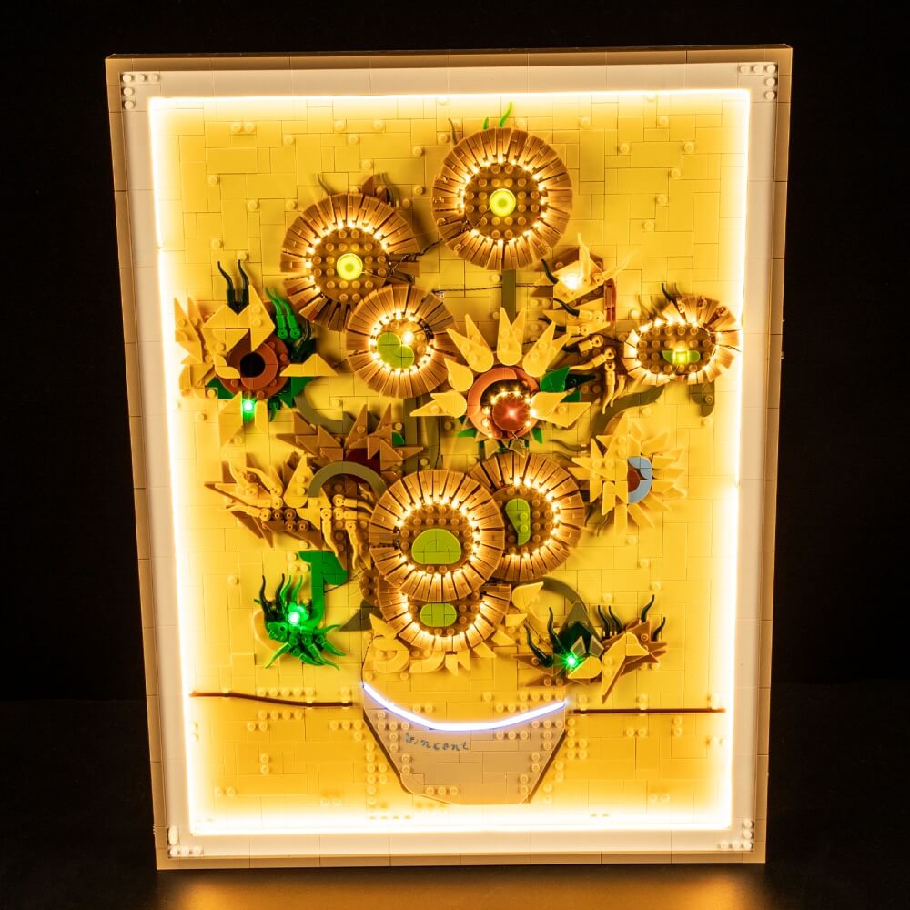 Briksmax 2.0 Light Kit For Vincent van Gogh – Sunflowers #31215