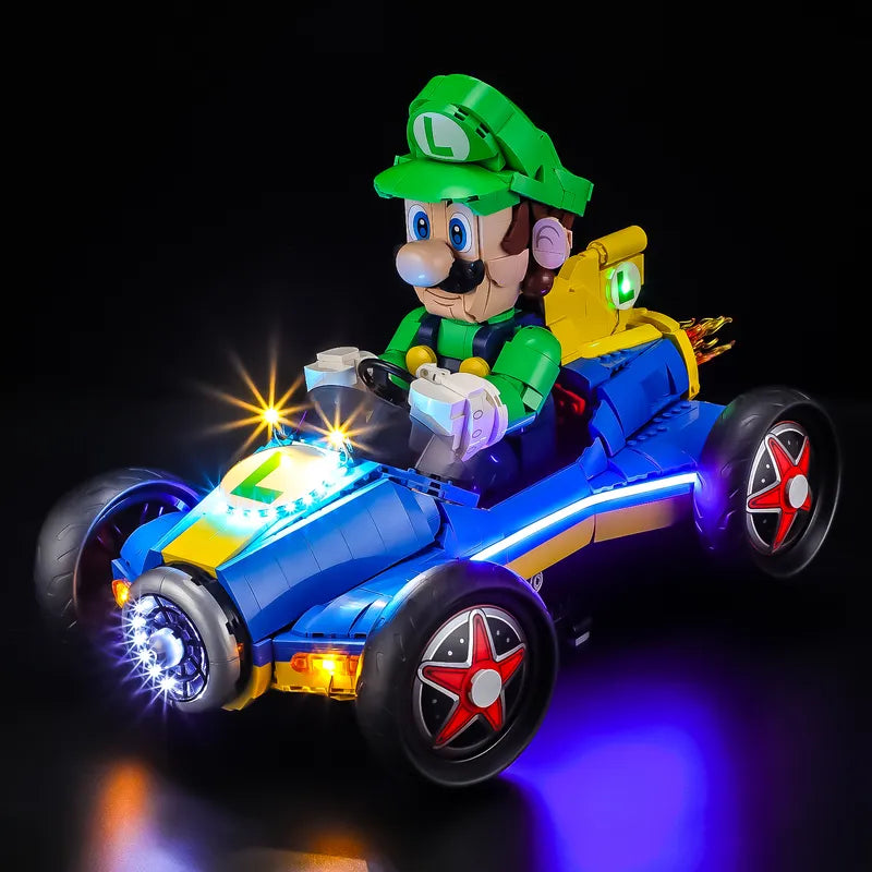 Light Kit for Mario Kart – Luigi & Mach 8 #72050 - Briksmax 2.0