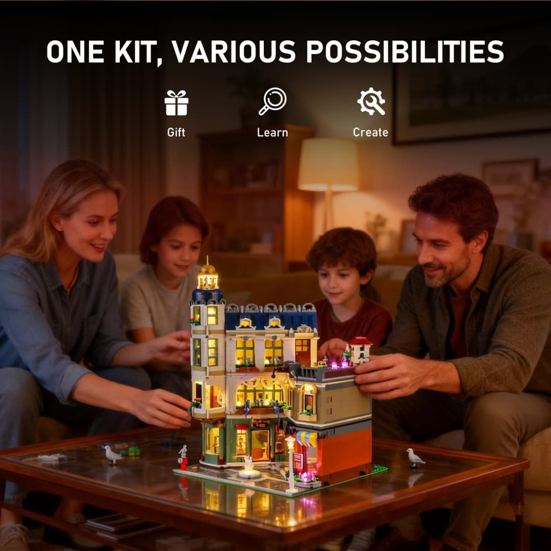 Light Kit for Shopping Street 11371 - Briksmax 2.0