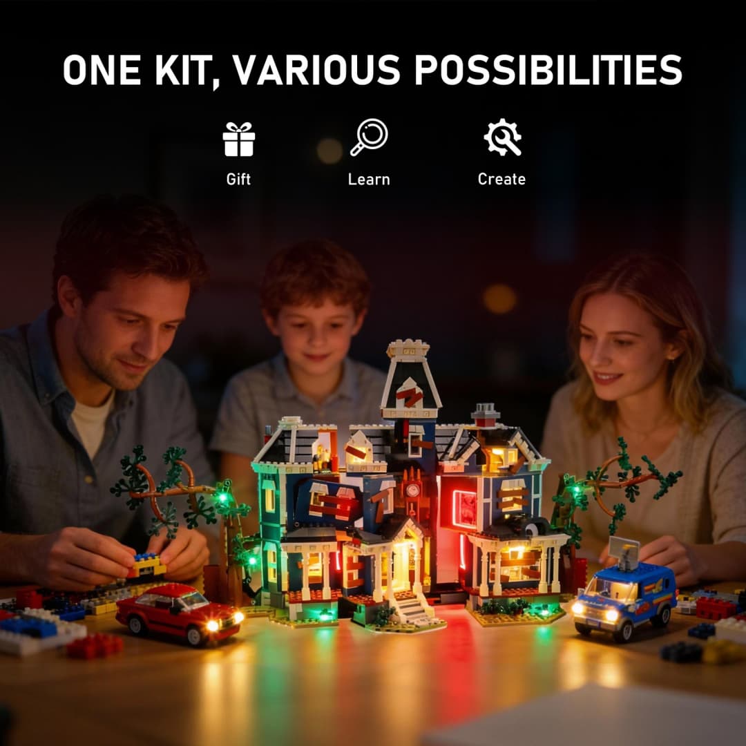 Light Kit for Stranger Things: The Creel House 11370 - Briksmax 2.0