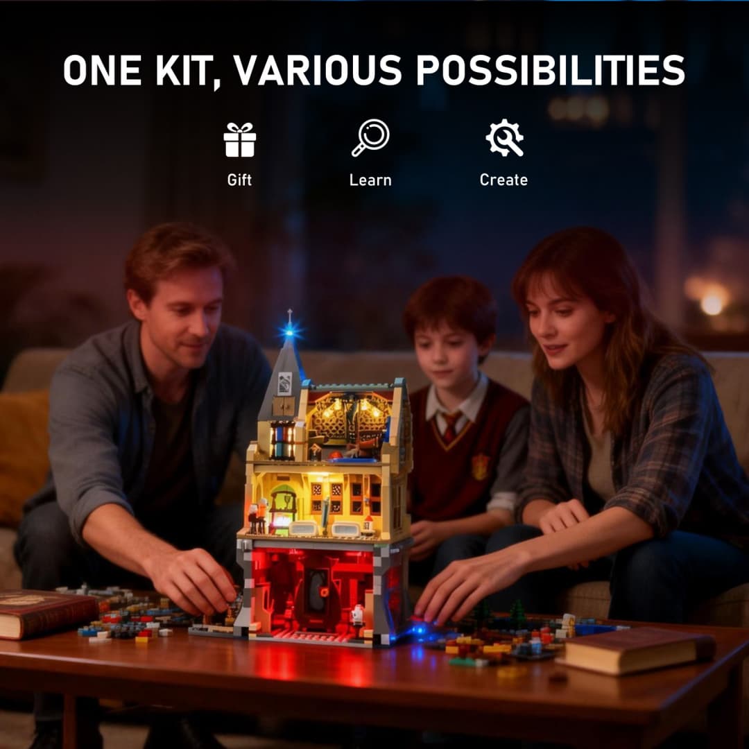 Light Kit for Hogwarts Castle: Hospital Wing 76463 - Briksmax 2.0