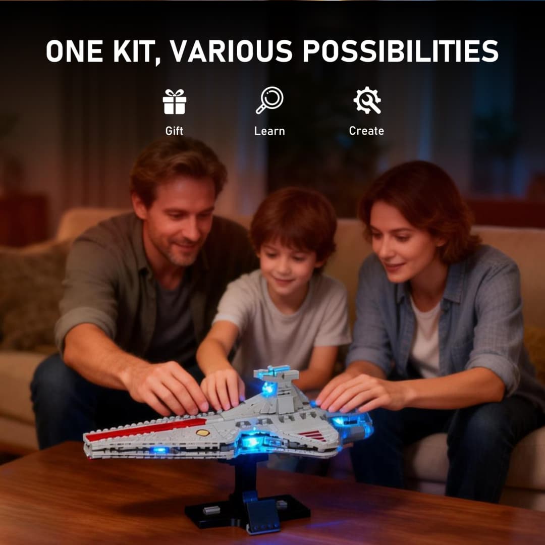 Light Kit for Venator-Class Attack Cruiser 75441 - Briksmax 2.0