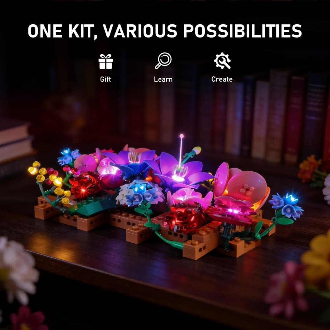 Light Kit for Flower Wall 11503 - Briksmax 2.0