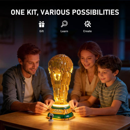 Light Kit for FIFA World Cup Official Trophy 43020 - Briksmax 2.0