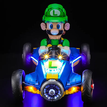 Light Kit for Mario Kart – Luigi & Mach 8 #72050 - Briksmax 2.0