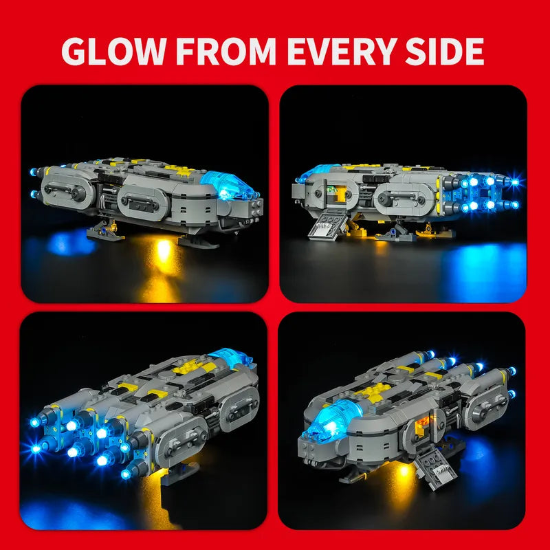 Light Kit for Anzellan Starship 75445 - Briksmax 2.0