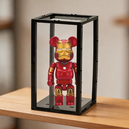 Front-Opening Display Case for LEGO® Models – 19 × 19 × 40 cm