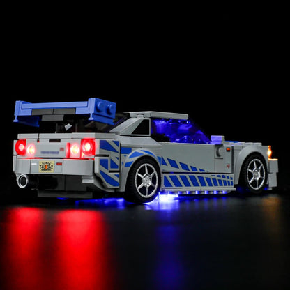 Briksmax Light Kit For 2 Fast 2 Furious Nissan Skyline GT-R (R34) 76917
