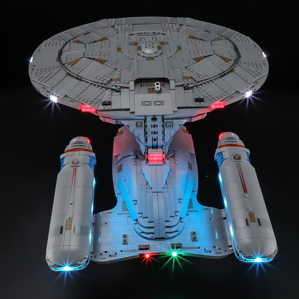Light Kit for Star Trek: U.S.S. Enterprise NCC-1701-D 10356（Standard Version）- Briksmax 2.0