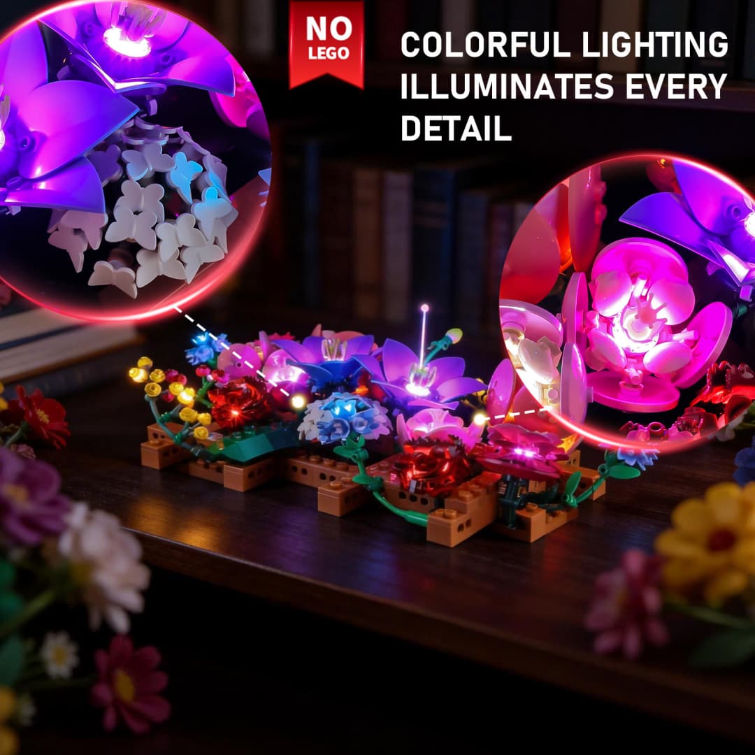 Light Kit for Flower Wall 11503 - Briksmax 2.0