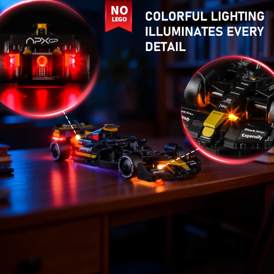 Light Kit for APXGP Team Race Car from F1 The Movie 77252- Briksmax 2.0