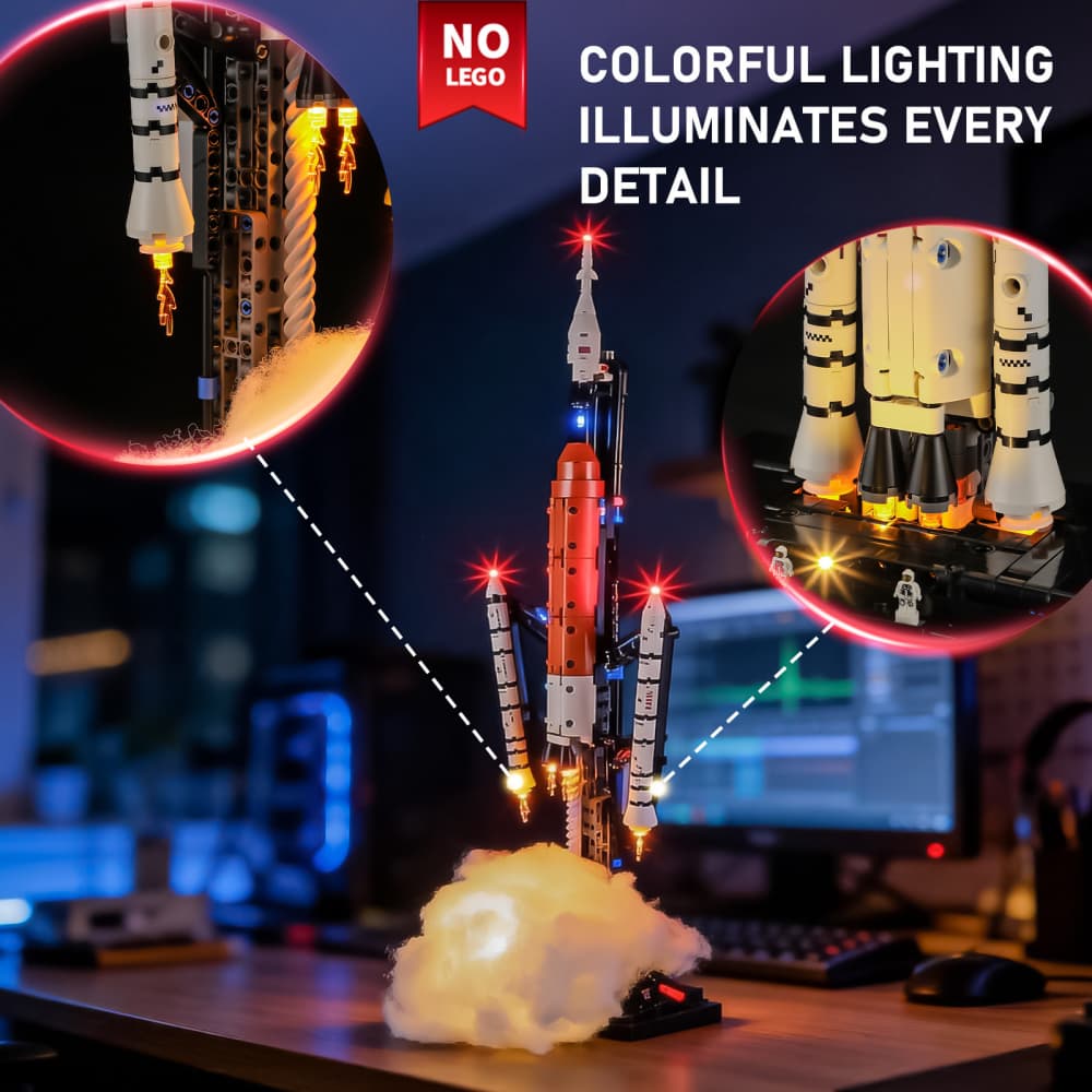 NASA Artemis Space Launch System 42221 LED Light Kit | Rocket