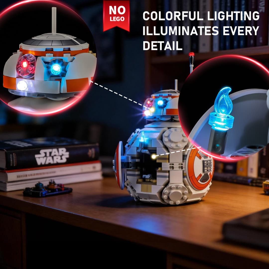 Light Kit for BB-8 Astromech Droid 75452 - Briksmax 2.0