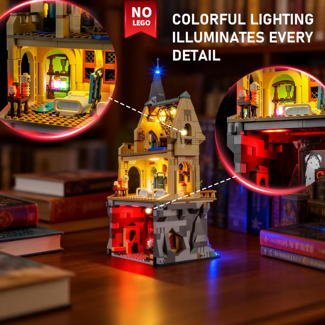 Light Kit for Hogwarts Castle: Hospital Wing 76463 - Briksmax 2.0