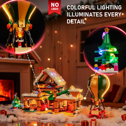 Light Kit for Santa's Post Office 10339（Breathing Light Edition）- Briksmax 2.0