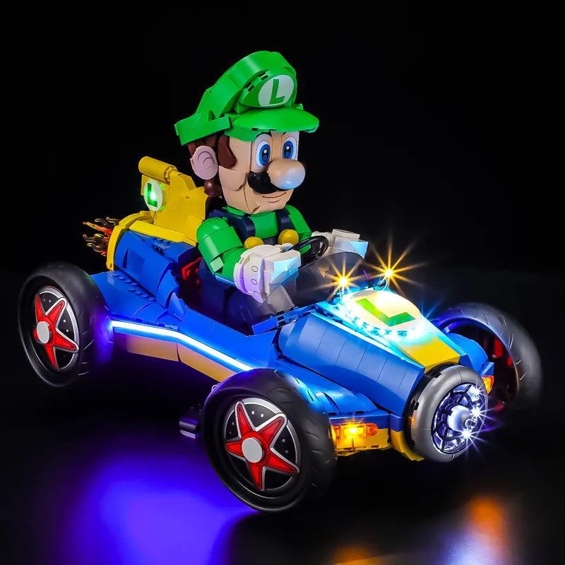 Light Kit for Mario Kart – Luigi & Mach 8 #72050 - Briksmax 2.0