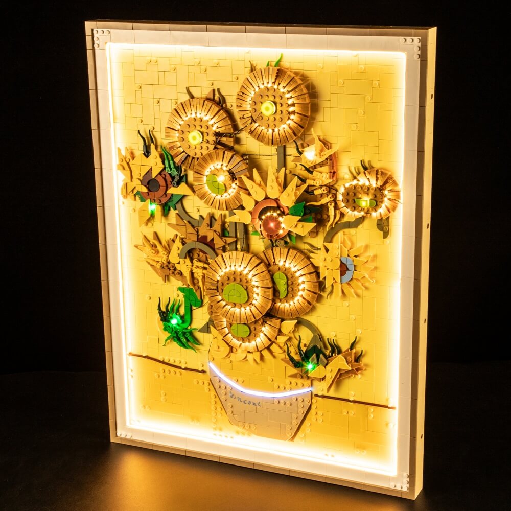 Briksmax 2.0 Light Kit For Vincent van Gogh – Sunflowers #31215