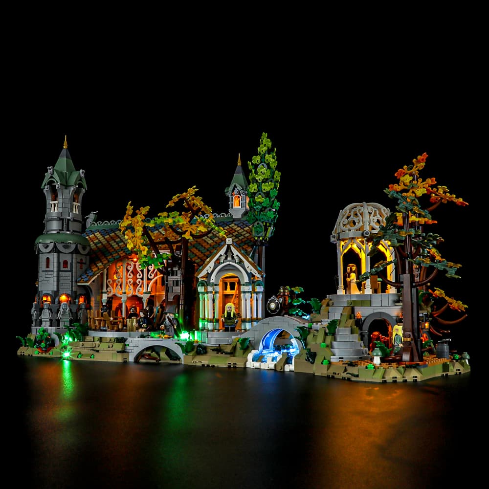 Light Kit For The Lord Of The Rings: Rivendell #10316-Briksmax