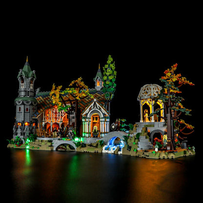 Light Kit For The Lord Of The Rings: Rivendell #10316-Briksmax