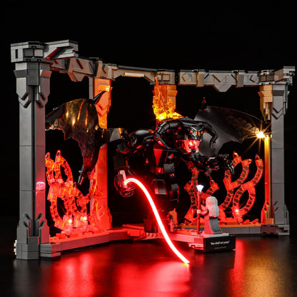 Kit d'éclairage pour Le Seigneur des Anneaux : Balrog Book Nook #10367 - Briksmax