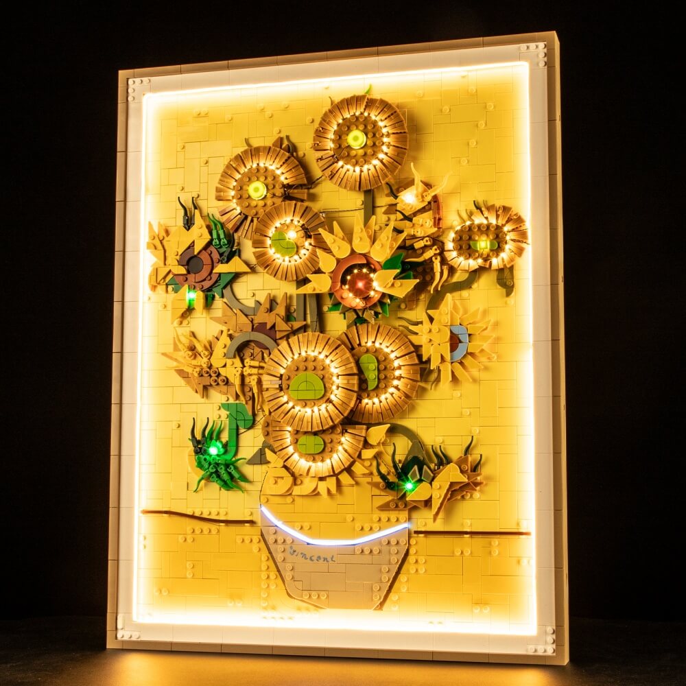 Briksmax 2.0 Light Kit For Vincent van Gogh – Sunflowers #31215