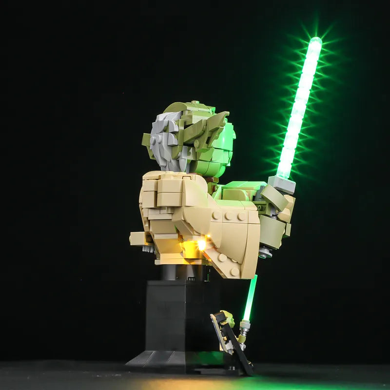 Light Kit for Yoda Bust 75438（Wave Sensor Control）