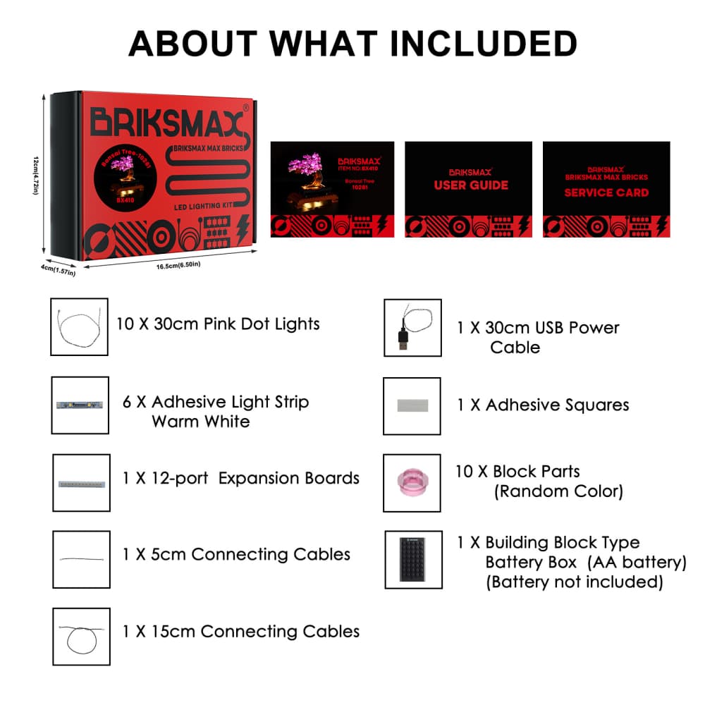 Kit d'éclairage pour bonsaï 10281