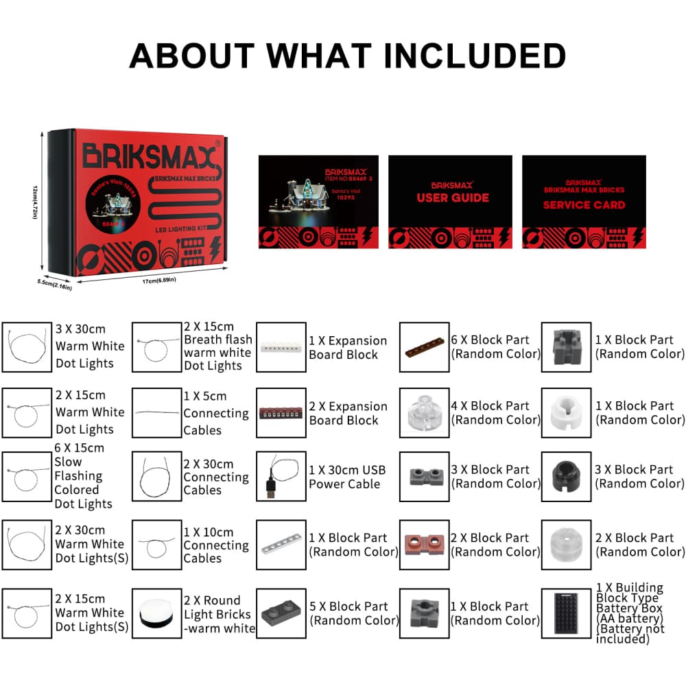 BriksMax2.0 Light Kit For Santa’s Visit 10293