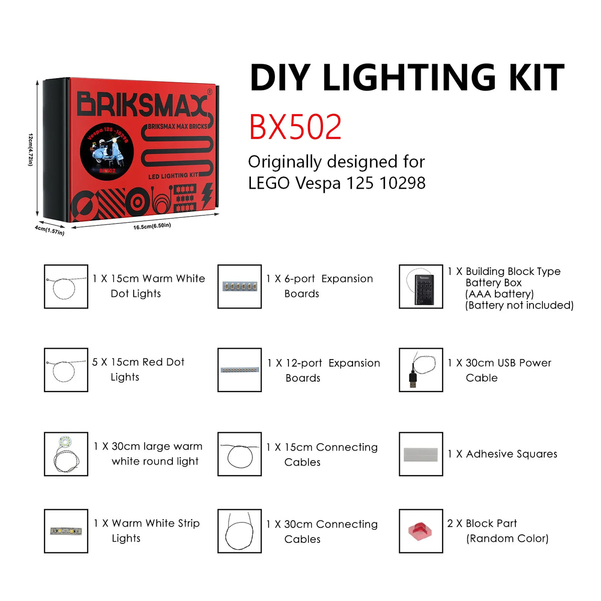 DIY Builder Pack – Lighting Kits for LEGO Builds