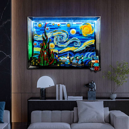 Remote Light Kit For Vincent van Gogh - The Starry Night 21333-Briksmax