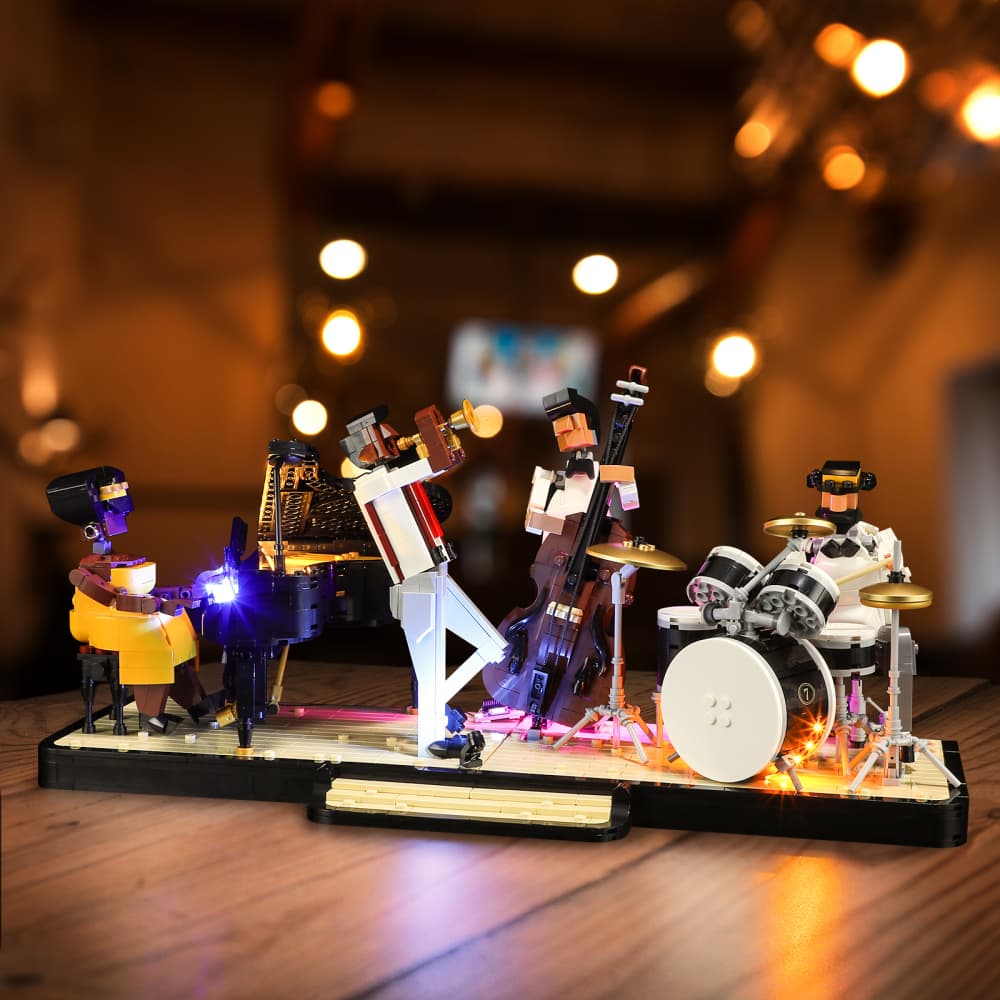 Kit d'éclairage Briksmax pour quatuor de jazz 21334