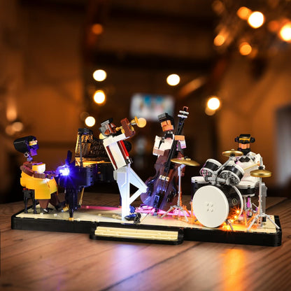 Kit d'éclairage Briksmax pour quatuor de jazz 21334