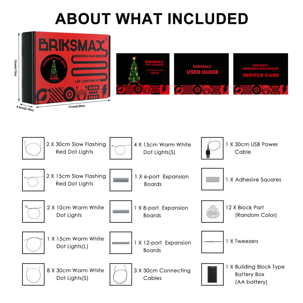 Light Kit for Christmas Tree 40573 - Briksmax