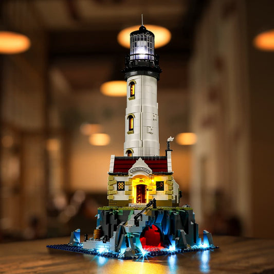 Light Kit For Motorized Lighthouse 21335-Briksmax