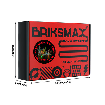 Briksmax Light Kit For THE LORD OF THE RINGS: RIVENDELL™ 10316