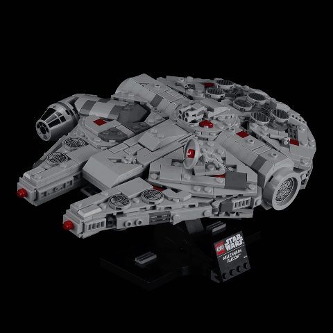 Light Kit For Millennium Falcon 75375-Briksmax 2.0(Wave Sensor Control)