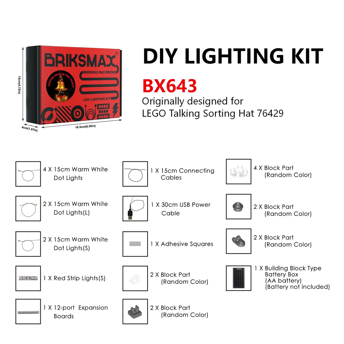 DIY Builder Pack – Lighting Kits for LEGO Builds