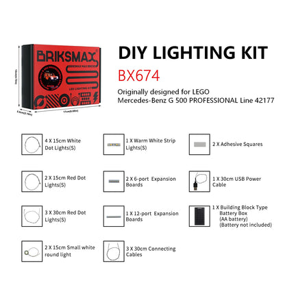 DIY Builder Pack – Lighting Kits for LEGO Builds