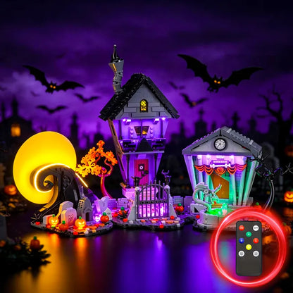 Remote Light kit for Disney Tim Burton's The Nightmare Before Christmas 21351 - Briksmax 2.0