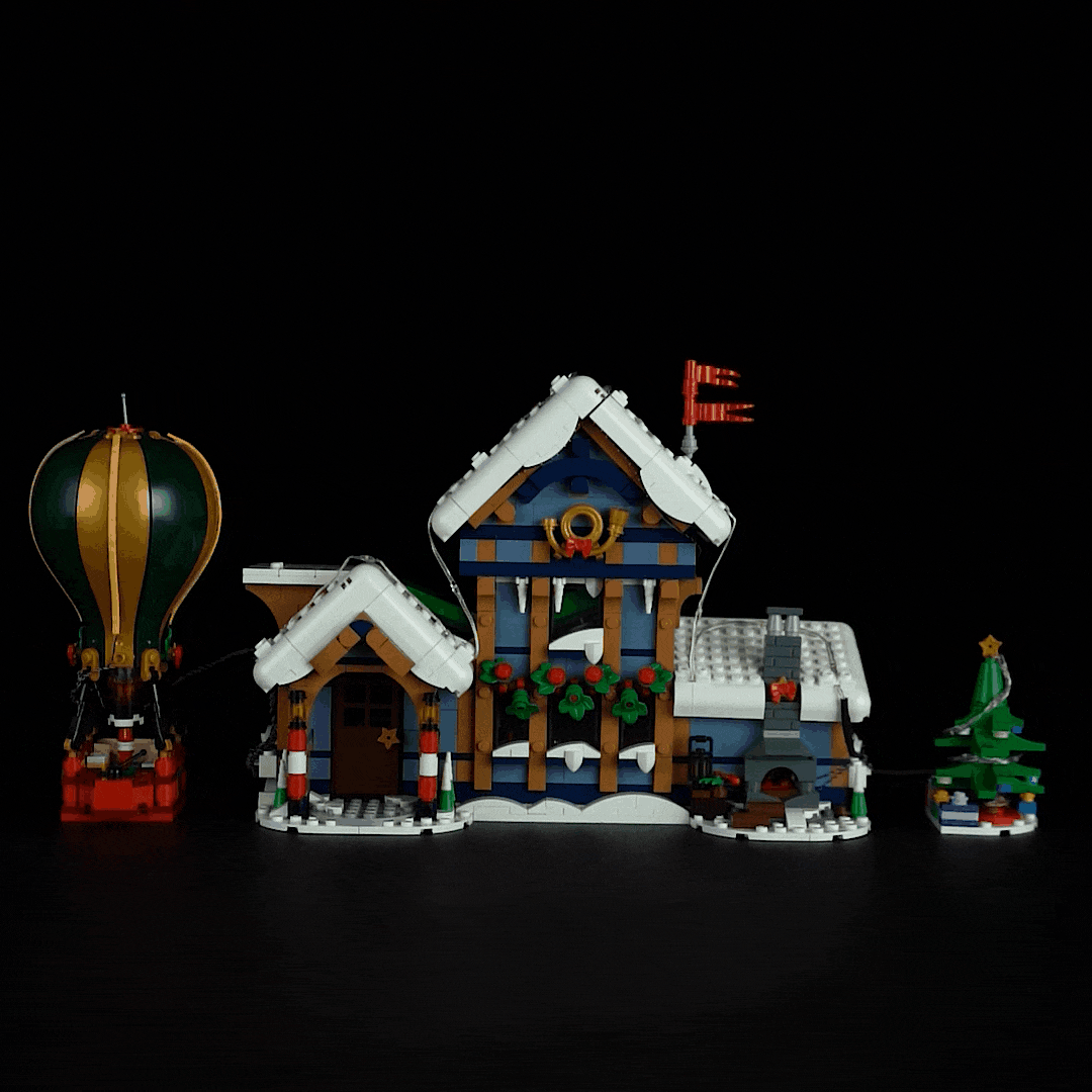Light Kit for Santa's Post Office 10339（Breathing Lights）- Briksmax 2.0
