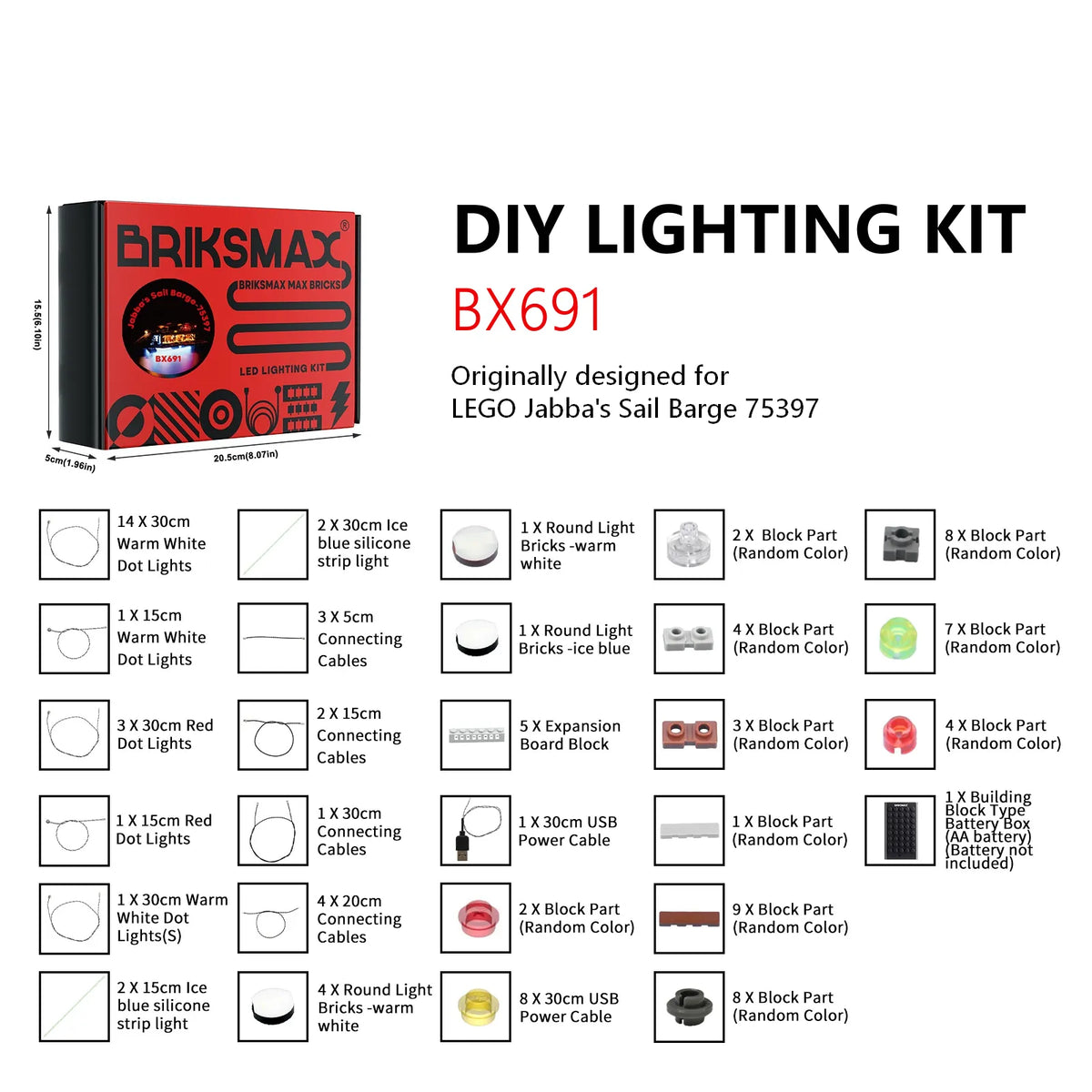 DIY Mega Pack – Lighting Kits for LEGO Builds