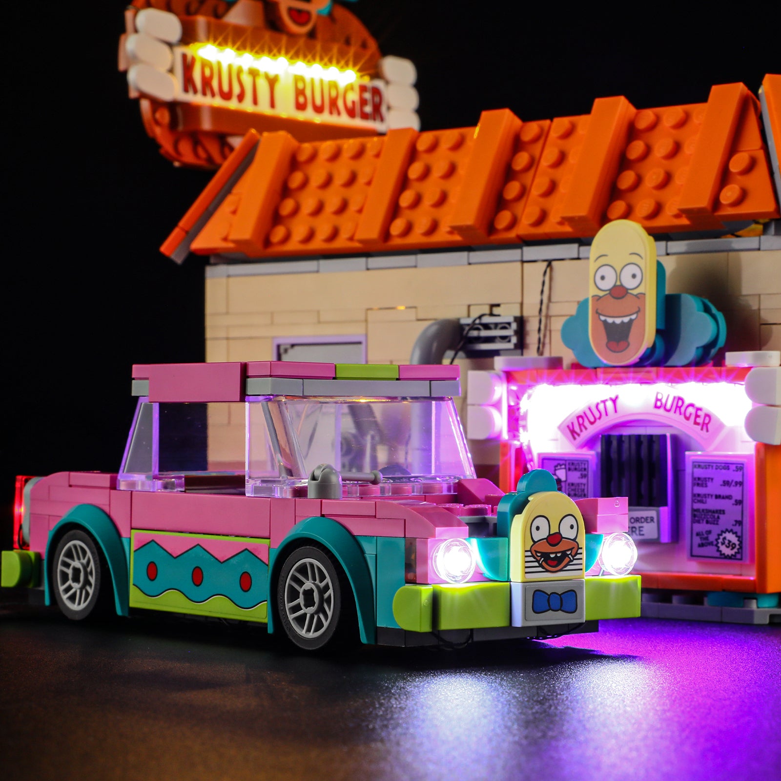 Briksmax 2.0 Light Kit For The Simpsons™: Krusty Burger #10352-10