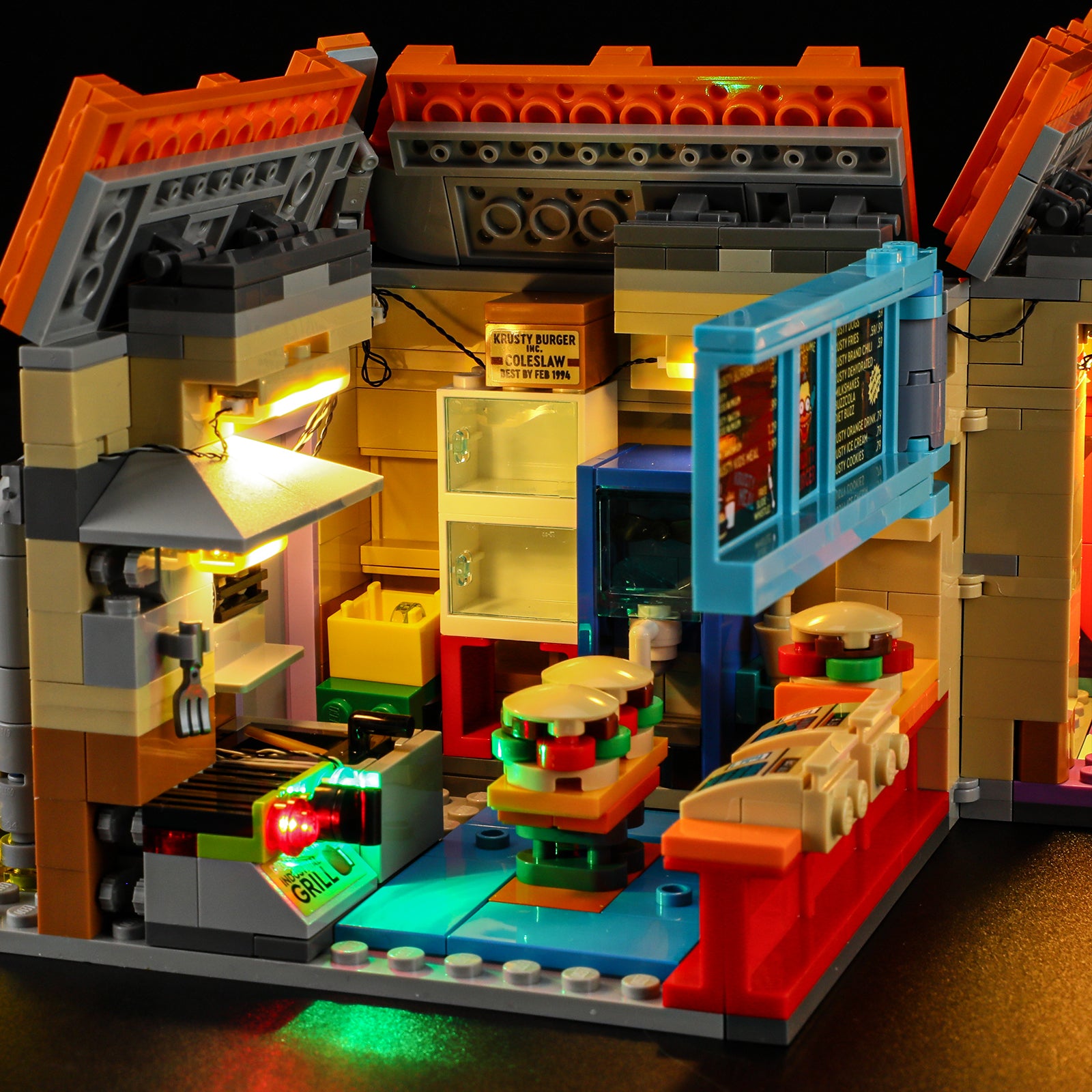 Briksmax 2.0 Light Kit For The Simpsons™: Krusty Burger #10352-12