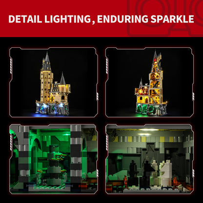 Briksmax 2.0 Light Kit For Hogwarts™ Castle: The Main Tower #76454-4