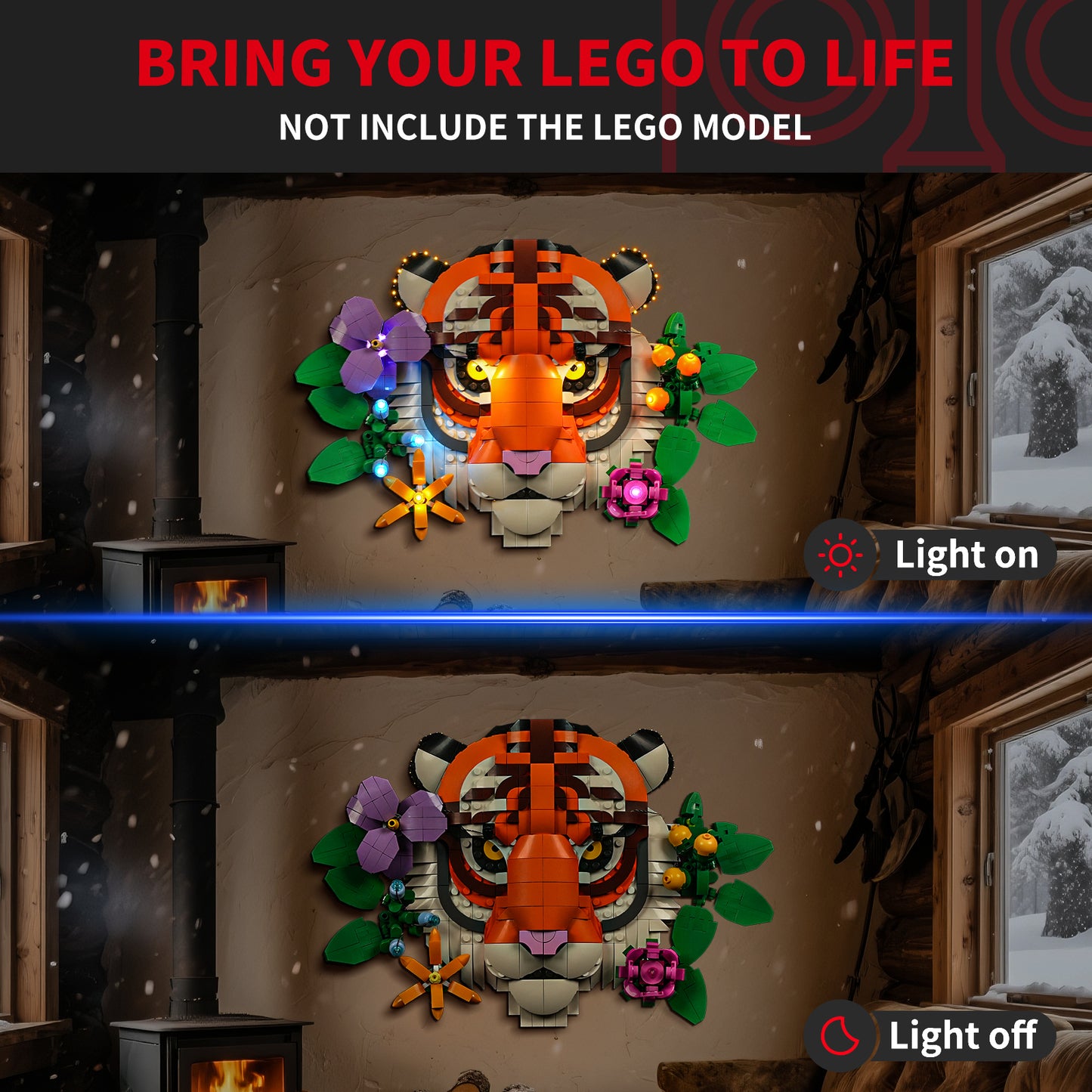 Briksmax 2.0 Light Kit For The Fauna Collection - Tiger #31217