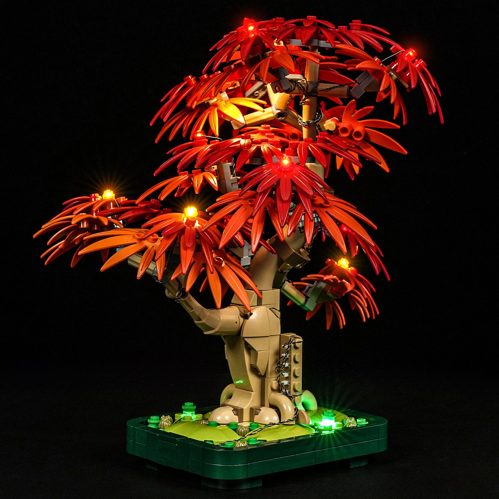 light up bonsai tree Briksmax 2.0 LED Light Kit for LEGO Japanese Red Maple Bonsai Tree #10348