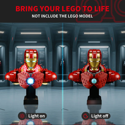 Briksmax 2.0 Light Kit For Iron Man MK4 Bust #76327-3