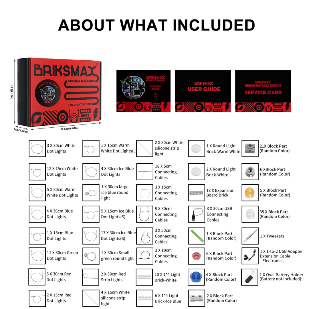 Light Kit For Death Star 75419- Briksmax 2.0