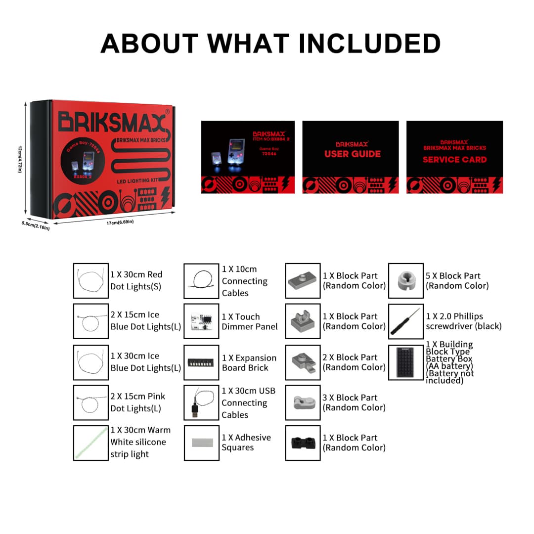 Light Kit for Game Boy 72046 | Touch-Control