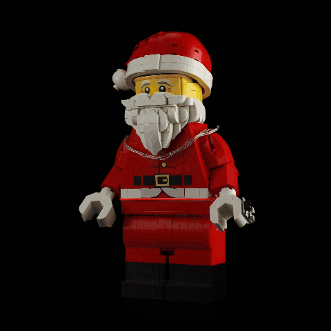 Light Kit For Up-Scaled Santa Minifigure #40820- Briksmax 2.0